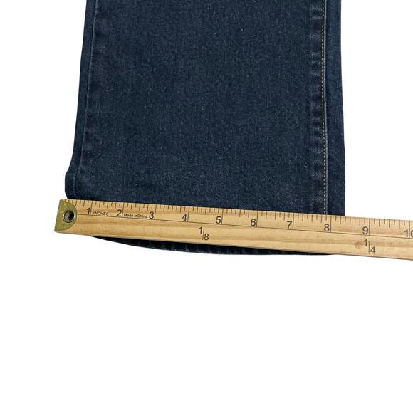 Gap Womens Jeans Size 10 Blue Bootcut Mid Rise Stretch Dark Wash Denim Zip Fly - Picture 11 of 11